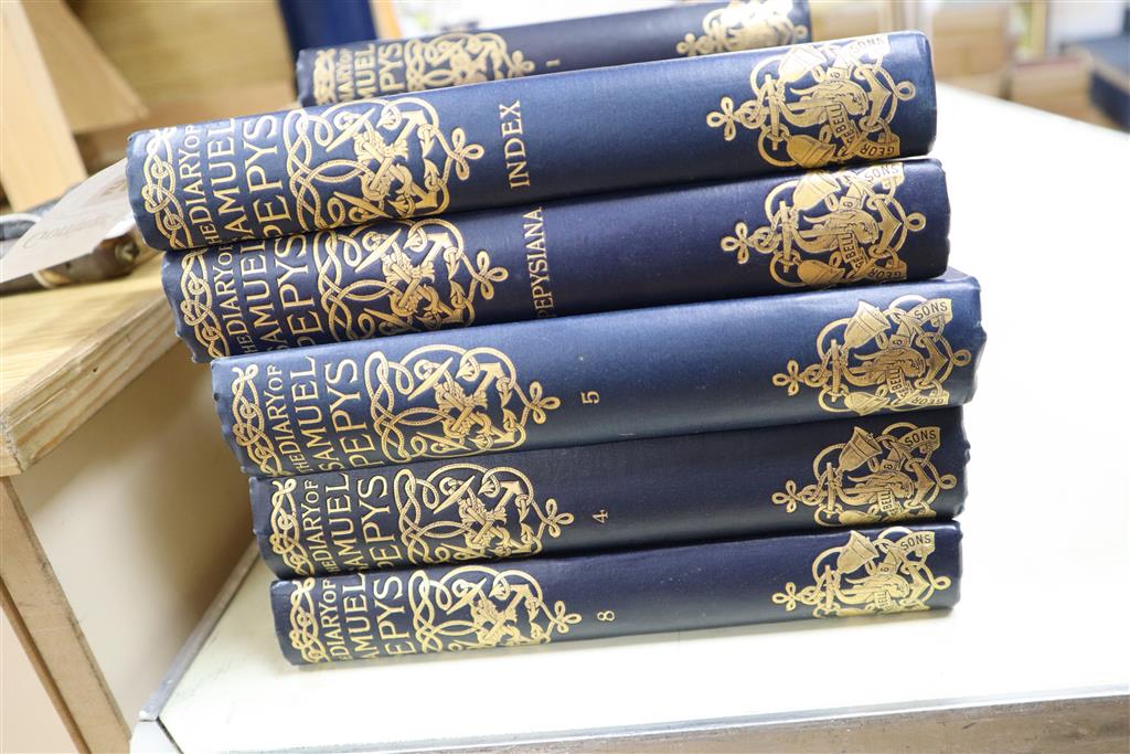 Samuel Pepys, 10 volumes